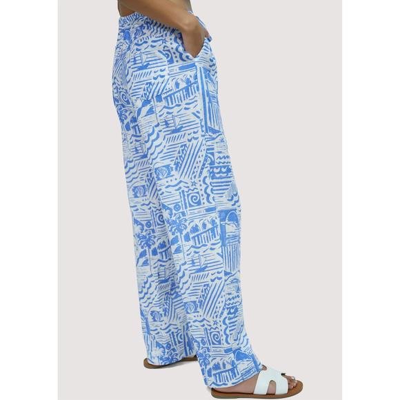 NEW LOST + WANDER nautical pants in blue/white - Picture 4 of 4